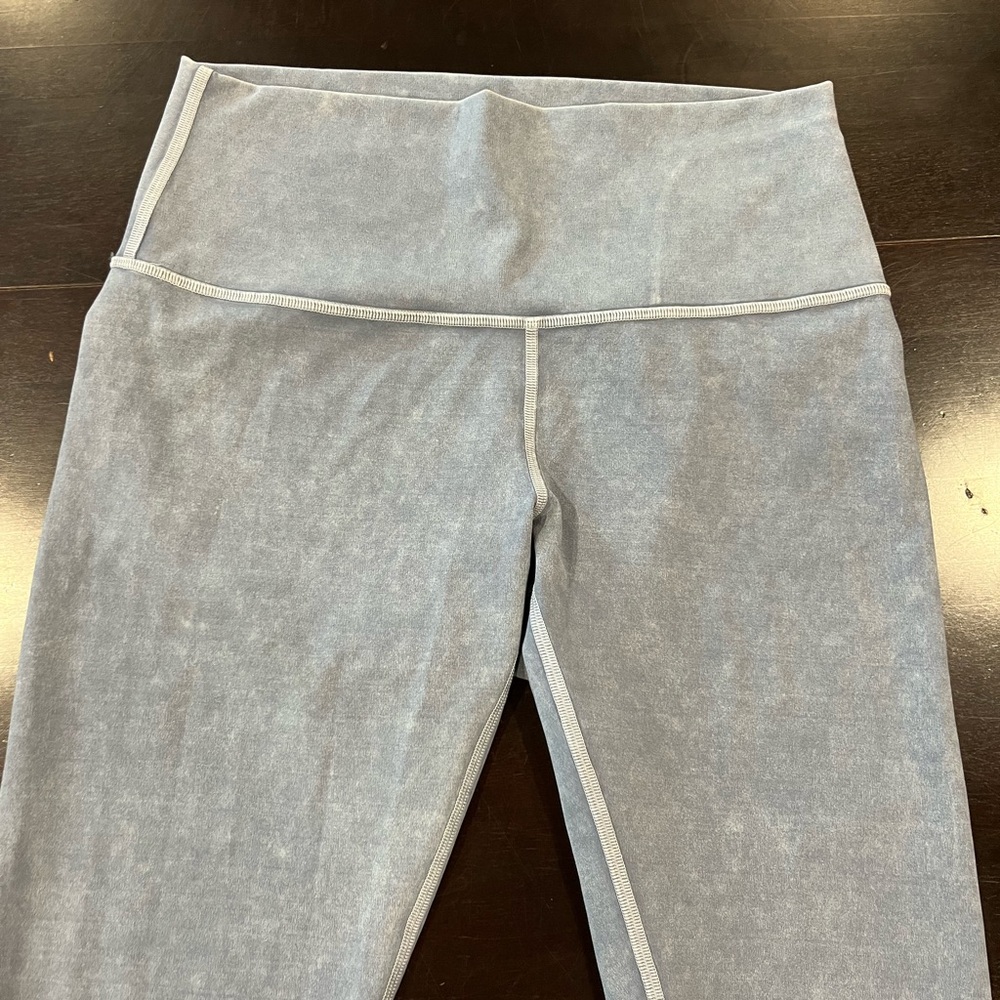 Lululemon Wonder Under High Rise Leggings In Washed Moon Blue View 4